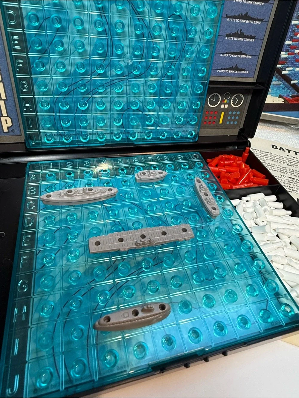 Vintage 1981 Milton Bradley Battleship Classic Game - 100% Complete